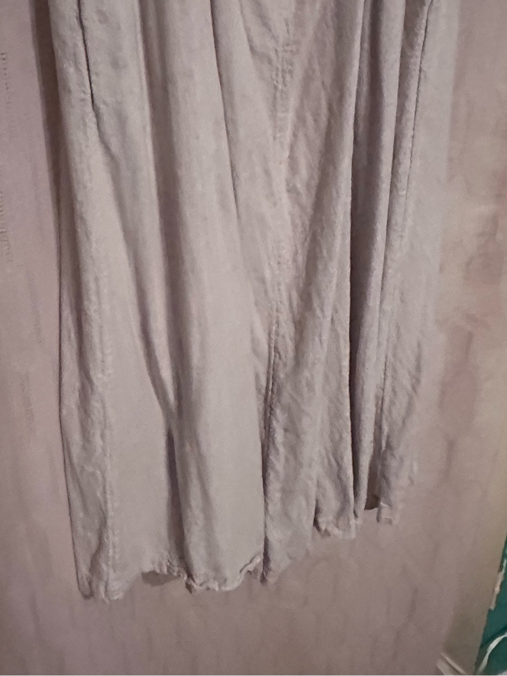 Old Navy Neutral Linen Midi Dress - Picture 3 of 8